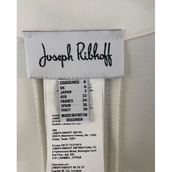 Joseph Ribkoff Duster Vest Cover Up Pockets Designer Chic Artsy Minimalist Mod 4 - Picture 7 of 9